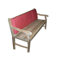 Custom bench back cushion
