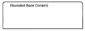 Bench - Standard Rounded Back Corners