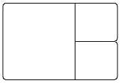 Double Chaise - Standard Rounded Corners - 1 break