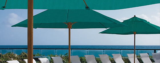 custom patio and market umbrellas