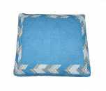 Emory Stripe-Blue 25" X 34" Rectangle Pet Bed dog pillow